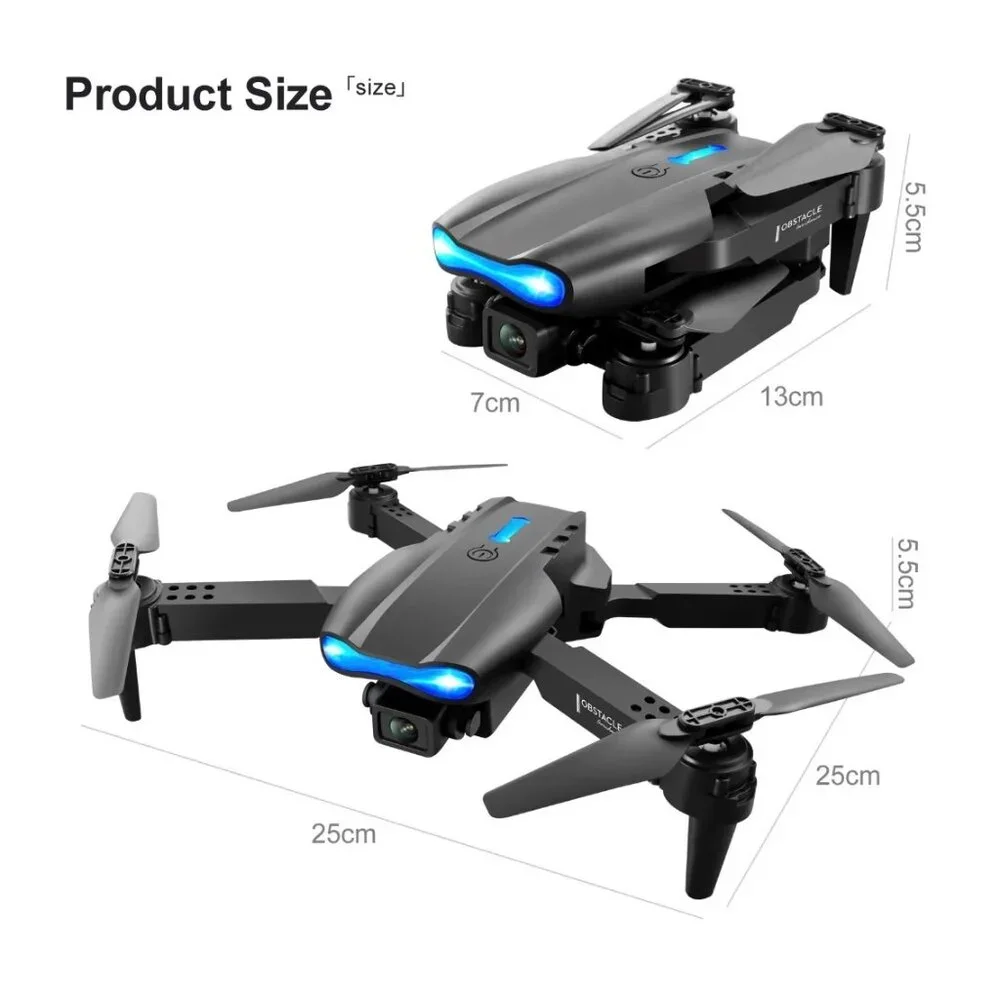 BEEPRINCESS Drone with 4K HD Dual Camera for Adults Kids, RC Quadcopter